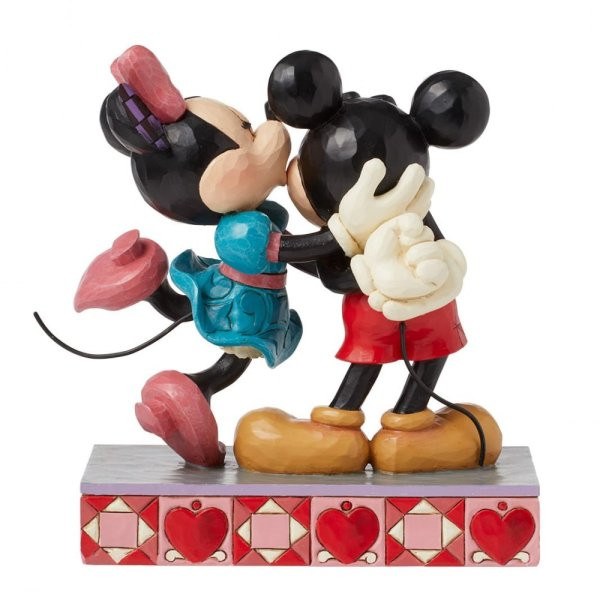 Hugs & Kisses (Figura de Mickey y Minnie Love) - Disney Traditions Mickey