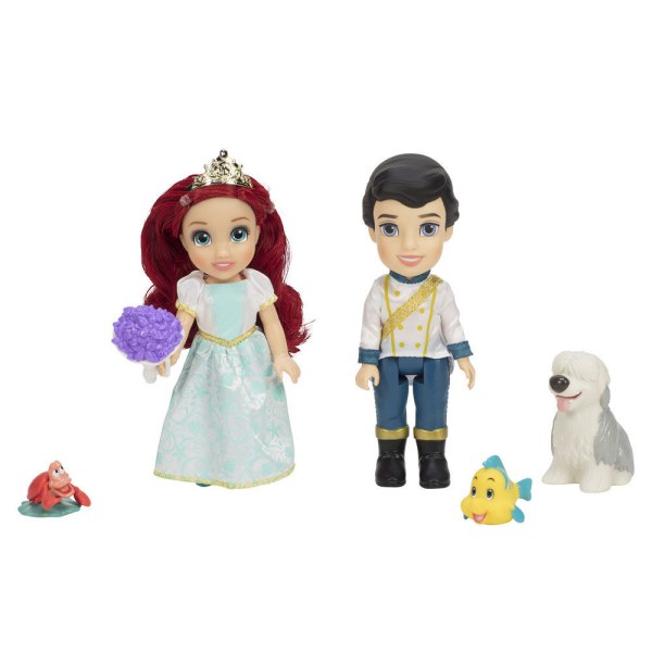 muñecas Ariel + Eric 15cm - Disney La Sirenita