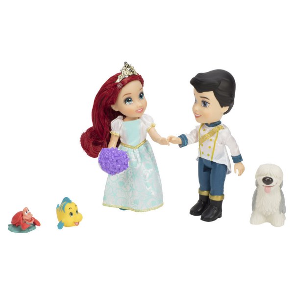 muñecas Ariel + Eric 15cm - Disney La Sirenita