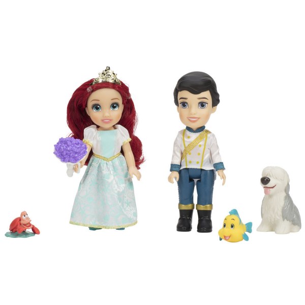muñecas Ariel + Eric 15cm - Disney La Sirenita