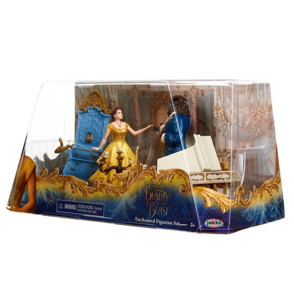 Set de figuras de La Bella y la Bestia - Disney