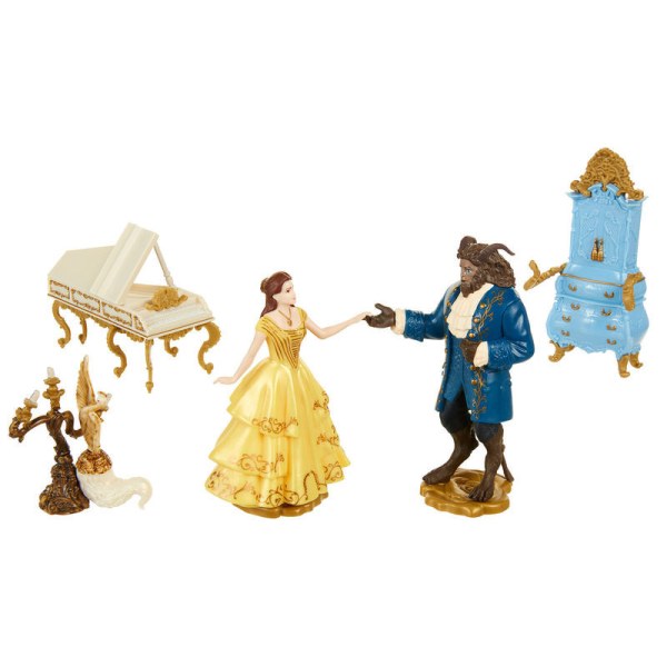 Set de figuras de La Bella y la Bestia - Disney