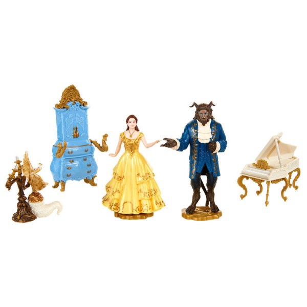 Set de figuras de La Bella y la Bestia - Disney