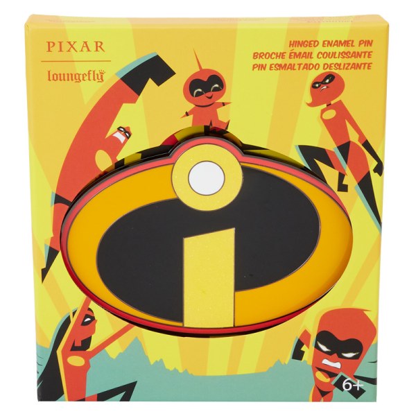 Pin con bisagras de caja de coleccionista del 20.º aniversario de Los Increíbles - DISNEY LOUNGEFLY