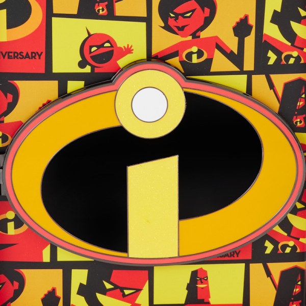 Pin con bisagras de caja de coleccionista del 20.º aniversario de Los Increíbles - DISNEY LOUNGEFLY