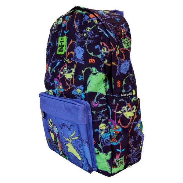 Mochilas Nightmare Before Christmas brillo neón - DISNEY LOUNGEFLY