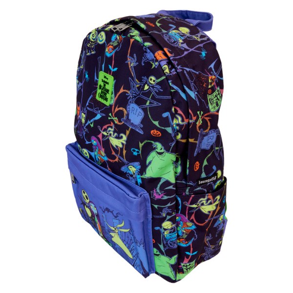 Mochilas Nightmare Before Christmas brillo neón - DISNEY LOUNGEFLY