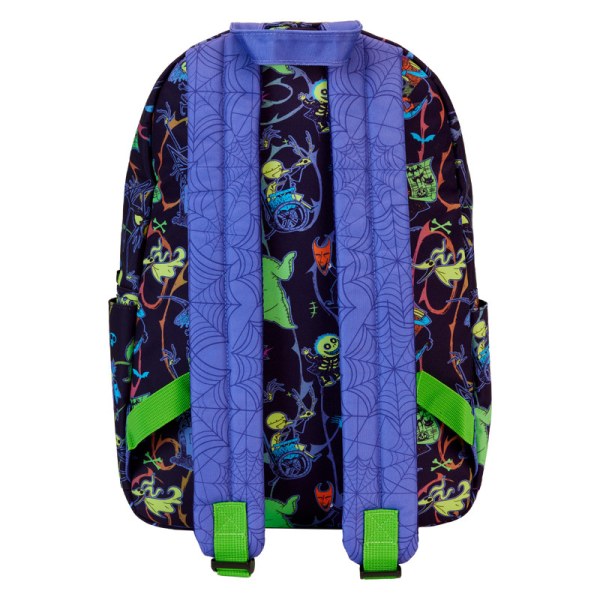 Mochilas Nightmare Before Christmas brillo neón - DISNEY LOUNGEFLY