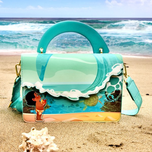bolso bandolera Moana joven en olas del mar - DISNEY LOUNGEFLY