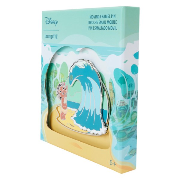 Pasador deslizante para caja coleccionista Olas del océano de Moana joven - DISNEY LOUNGEFLY