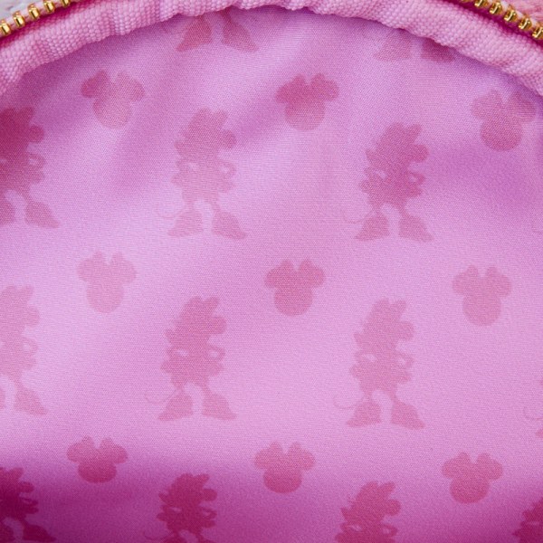 Mini Mochilas convertible con textura tejida de Minnie y Bolso Bandolera - DISNEY LOUNGEFLY