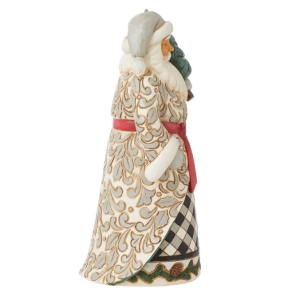 Papá Noel a cuadros Palmer - JIM SHORE HEARTWOOD CREEK