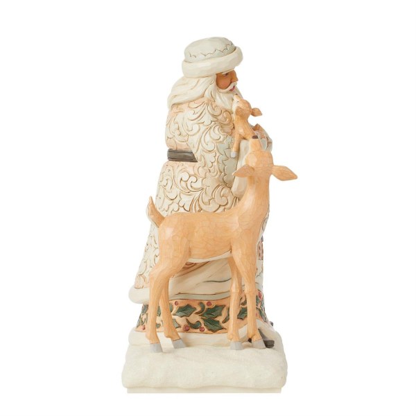 Santa Holding Fawn - JIM SHORE HEARTWOOD CREEK