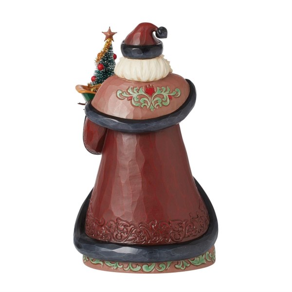 Figura de Santa Claus Árbol Trineo - JIM SHORE HEARTWOOD CREEK