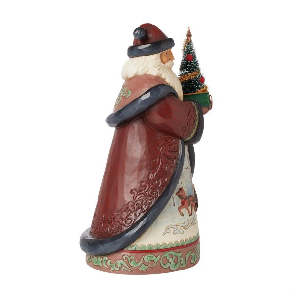 Figura de Santa Claus Árbol Trineo - JIM SHORE HEARTWOOD CREEK