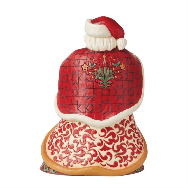 Figura de Papá Noel de lujo, edición de coleccionista: JIM SHORE HEARTWOOD CREEK