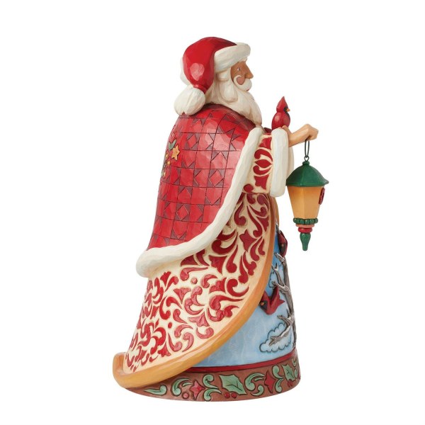 Figura de Papá Noel de lujo, edición de coleccionista: JIM SHORE HEARTWOOD CREEK