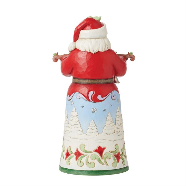 Figura Papá Noel Heard The Bells - JIM SHORE HEARTWOOD CREEK