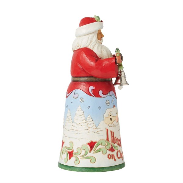 Figura Papá Noel Heard The Bells - JIM SHORE HEARTWOOD CREEK