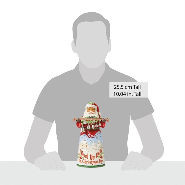 Figura Papá Noel Heard The Bells - JIM SHORE HEARTWOOD CREEK