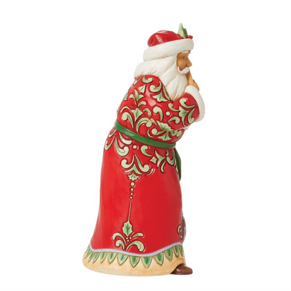 Figura Papá Noel "Shush" - JIM SHORE HEARTWOOD CREEK