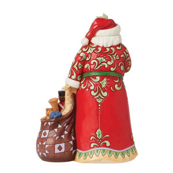 Figura Papá Noel "Shush" - JIM SHORE HEARTWOOD CREEK