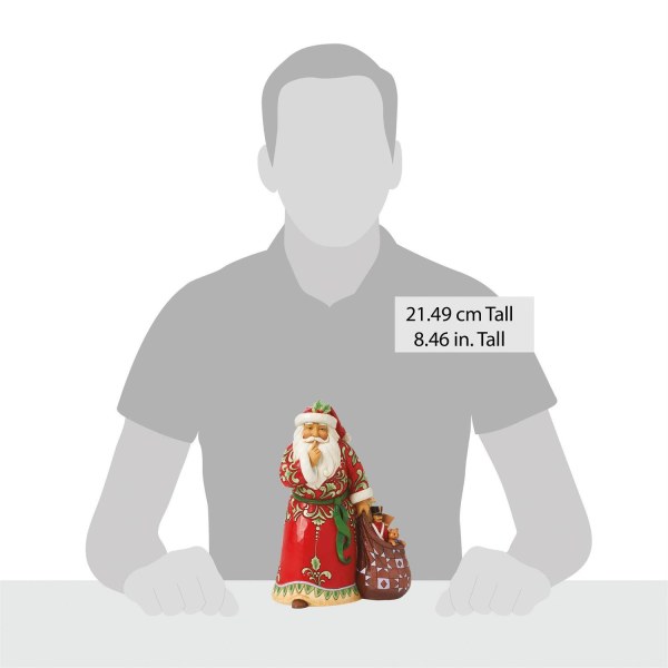 Figura Papá Noel "Shush" - JIM SHORE HEARTWOOD CREEK