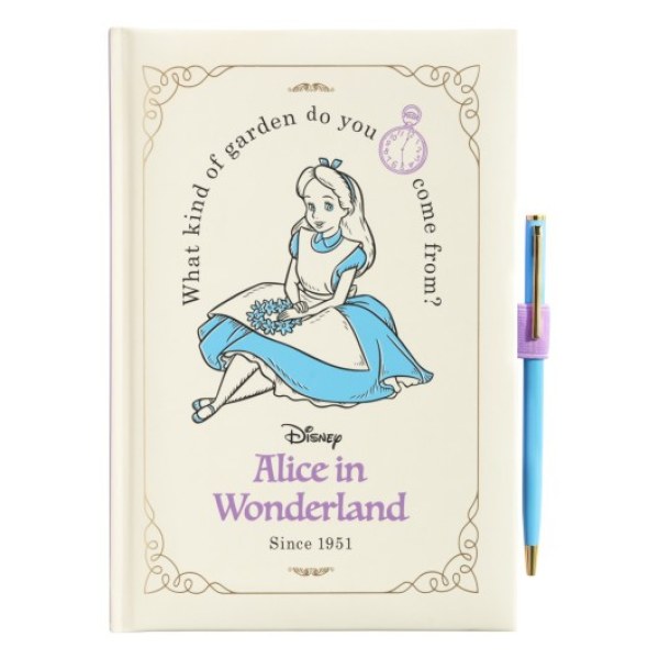 CUADERNO PREMIUM A5 CON BOLIGRAFO - DISNEY ALICIA EN EL PAÍS DE LAS MARAVILLAS
