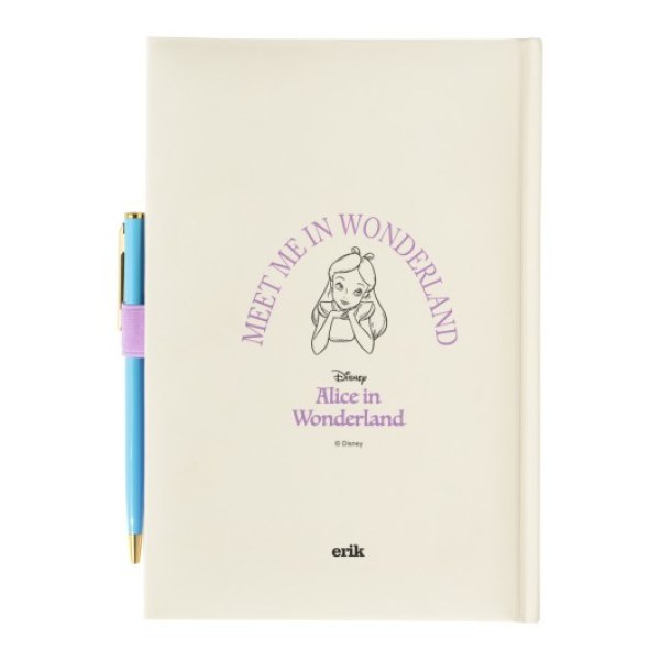 CUADERNO PREMIUM A5 CON BOLIGRAFO - DISNEY ALICIA EN EL PAÍS DE LAS MARAVILLAS