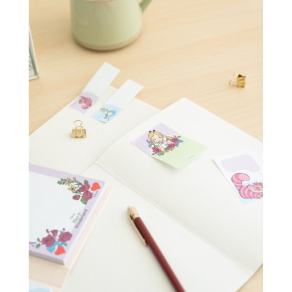 CUADERNO ADHESIVO - DISNEY ALICIA EN EL PAÍS DE LAS MARAVILLAS