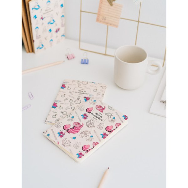 PACK 3 CUADERNOS A6 - DISNEY ALICIA EN EL PAÍS DE LAS MARAVILLAS