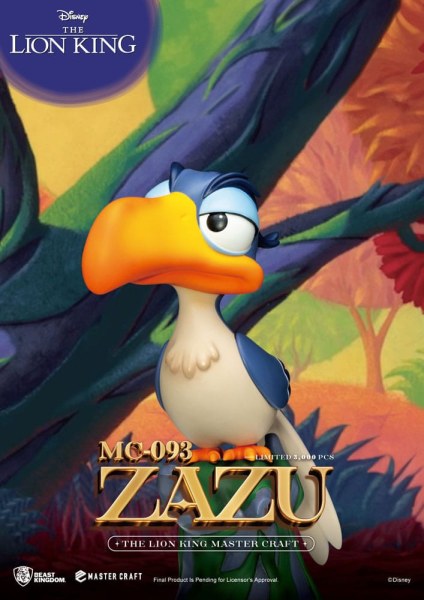 El Rey León Zazú 20 cm - Disney MasterCraft