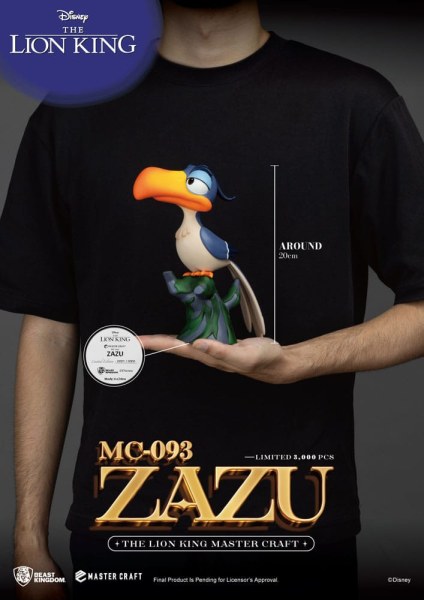 El Rey León Zazú 20 cm - Disney MasterCraft