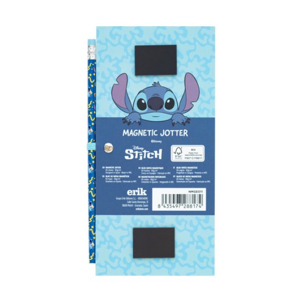 LIBRETA MAGNÉTICA - DISNEY STITCH TROPICAL