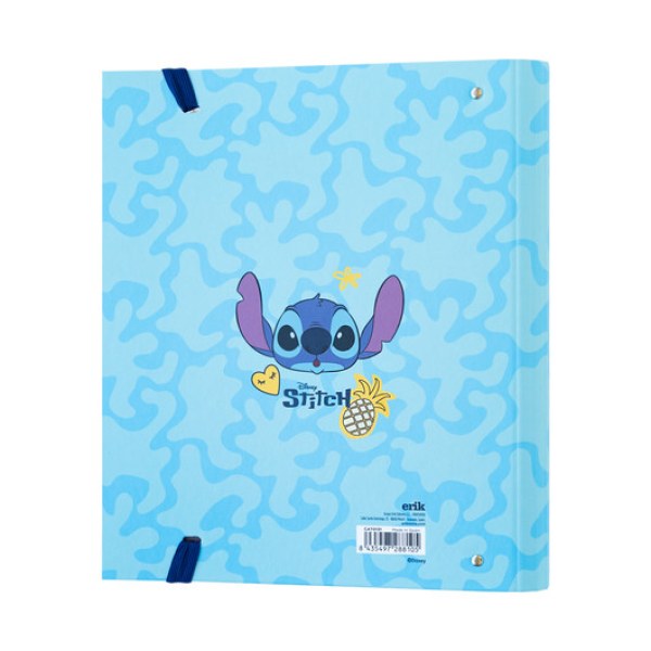 CARPETA PREMIUM DE 4 ANILLAS - DISNEY STITCH TROPICAL
