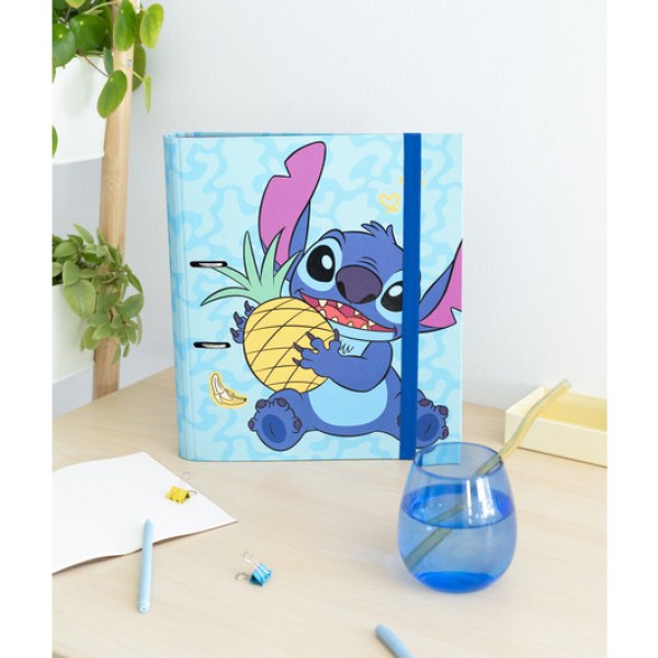 CARPETA PREMIUM DE 2 ANILLAS - DISNEY STITCH TROPICAL