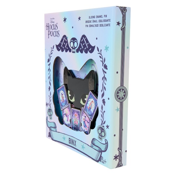 Pin’s Binx en el resplandor de las cartas del tarot Hocus Pocus caja coleccionista - DISNEY LOUNGEFLY