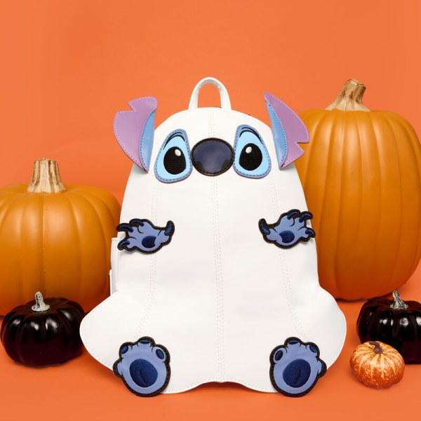 Mini Mochila con figura fosforescente de Stitch - DISNEY LOUNGEFLY