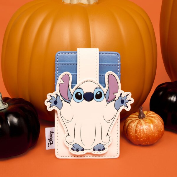 Portatarjetas luminoso con disfraz de fantasma de Stitch - Disney Loungefly