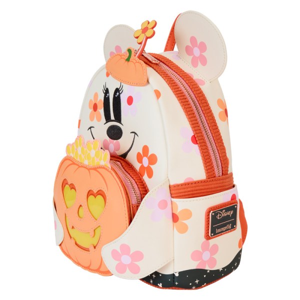 Mini mochila fosforescente disfraz de Minnie fantasma floral - DISNEY LOUNGEFLY
