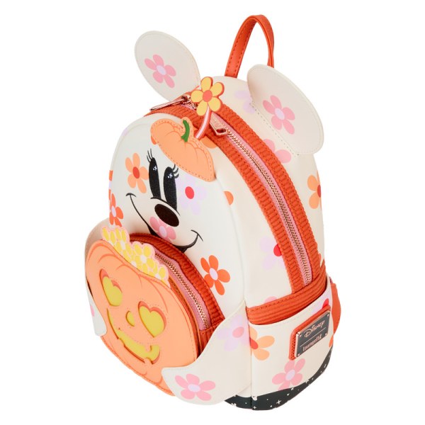 Mini mochila fosforescente disfraz de Minnie fantasma floral - DISNEY LOUNGEFLY