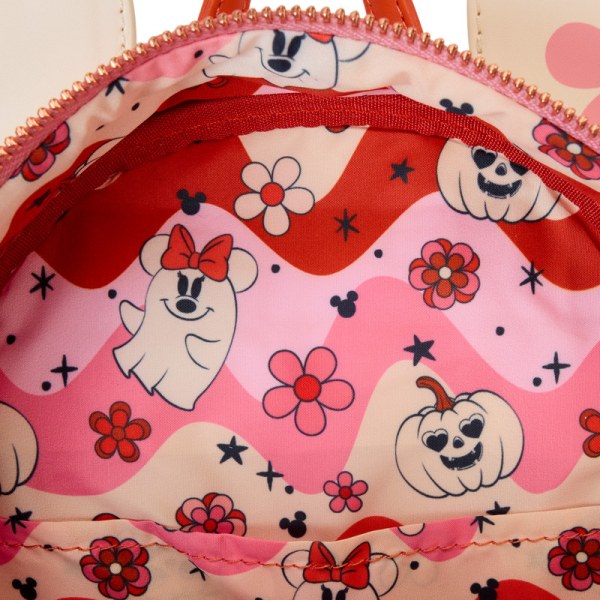 Mini mochila fosforescente disfraz de Minnie fantasma floral - DISNEY LOUNGEFLY