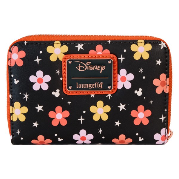 Cartera con diseño floral de Mickey y Minnie con efecto fantasma - DISNEY LOUNGEFLY