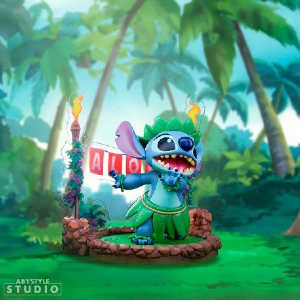 Figura de baile hula con Stitch de Disney