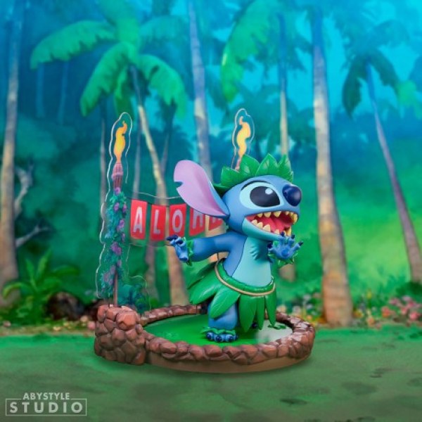 Figura de baile hula con Stitch de Disney