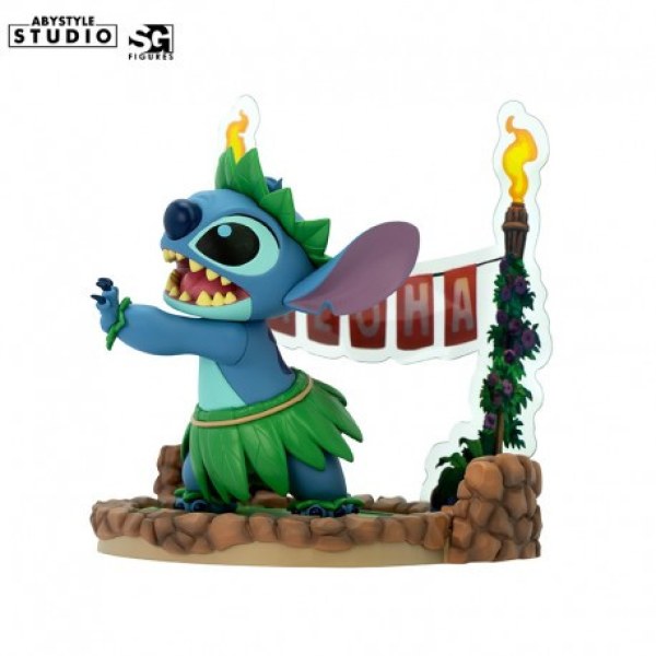 Figura de baile hula con Stitch de Disney