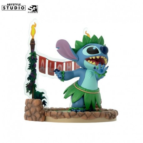 Figura de baile hula con Stitch de Disney
