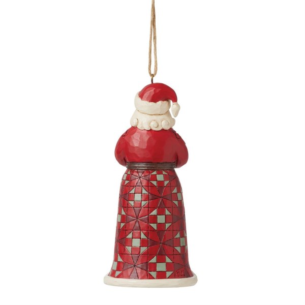 Colgante de Navidad Santa Claus - JIM SHORE HEARTWOOD CREEK