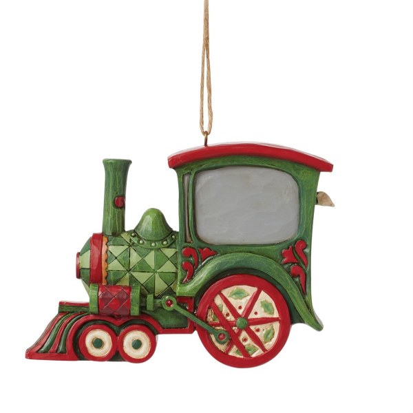 Adorno de tren de Papá Noel - JIM SHORE HEARTWOOD CREEK