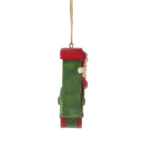Adorno de tren de Papá Noel - JIM SHORE HEARTWOOD CREEK